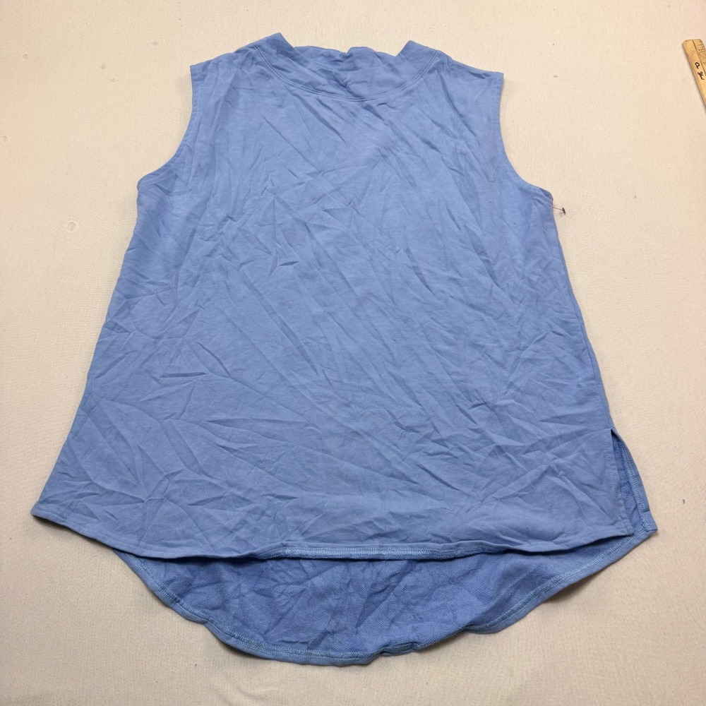 SSS The Label Sleeveless Top Womens Double Extra Large Blue Excellent High Low